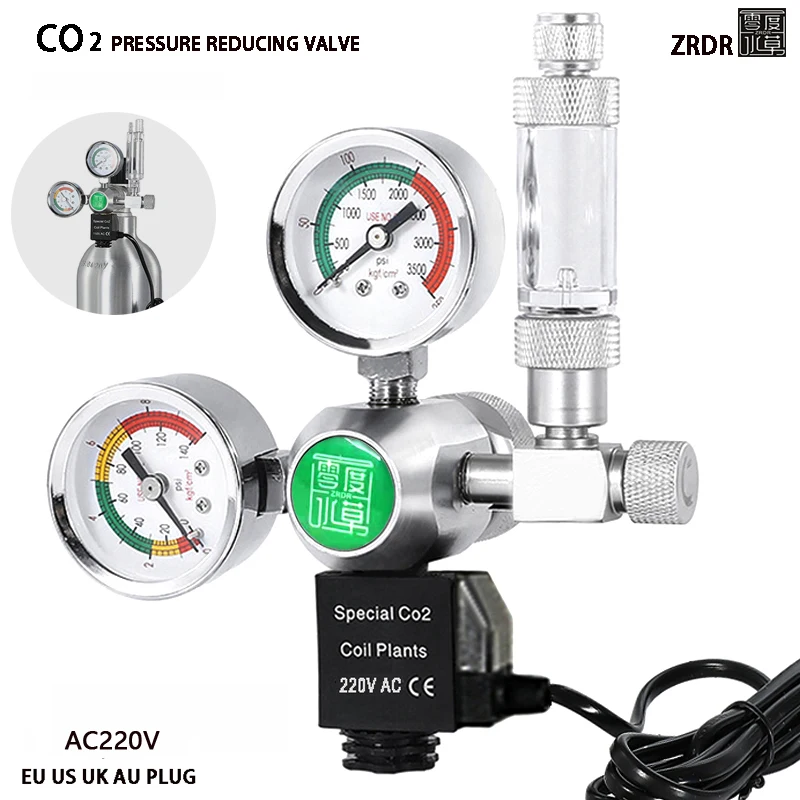 Aquarium Plant Nutrients - Aquarium DIY CO2-Regler Solenoid Blasenzähler CO2-Kontrollsystem