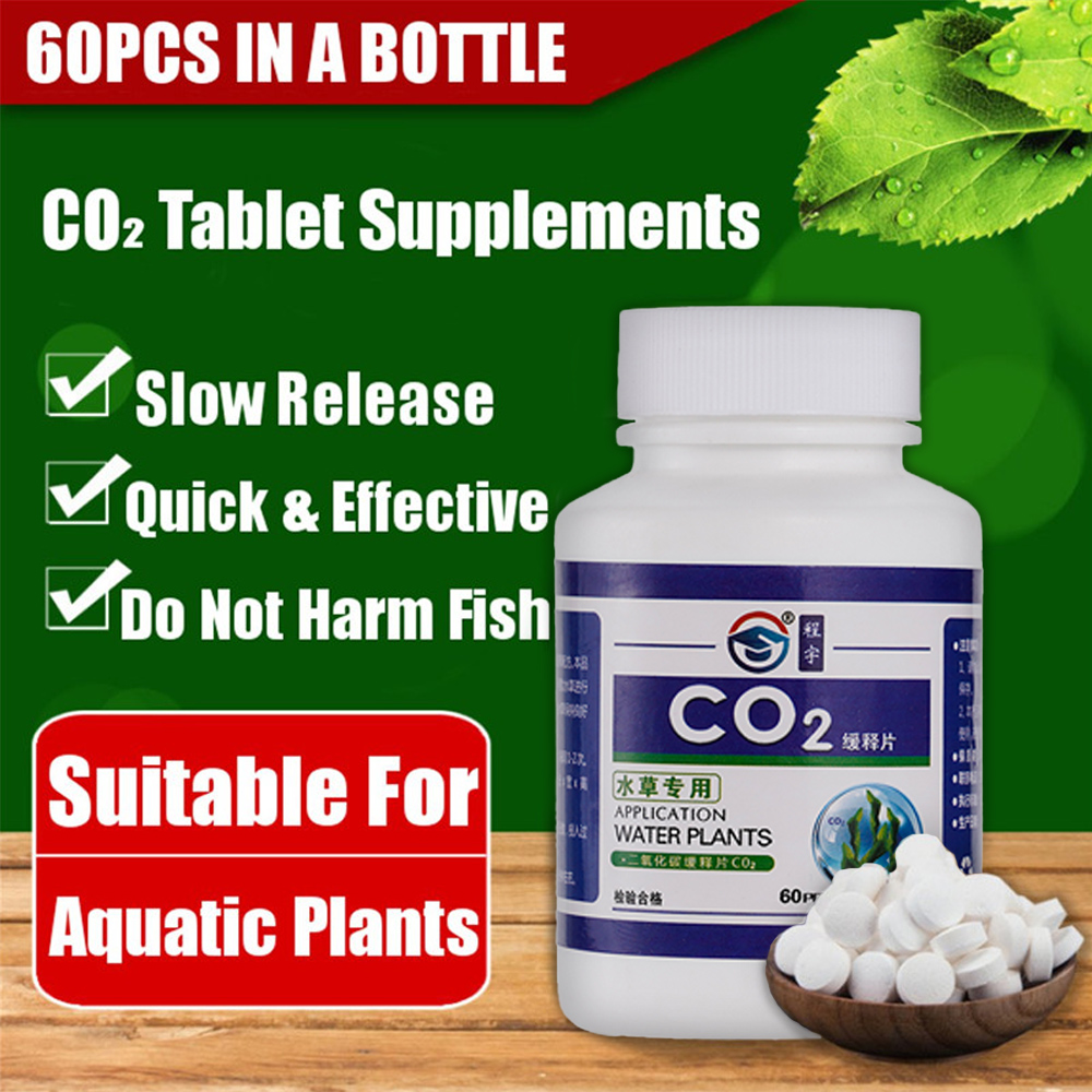 Aquarium Plant Nutrients - 60 stücke Aquarium CO2 Tablet Kohlendioxid