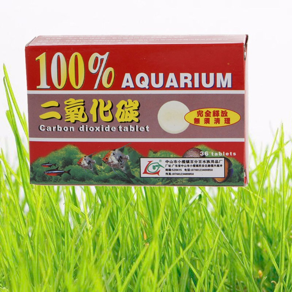 Aquarium Plant Nutrients - 36 Stück CO2-Tabletten Kohlendioxid Nachschub Diffusor