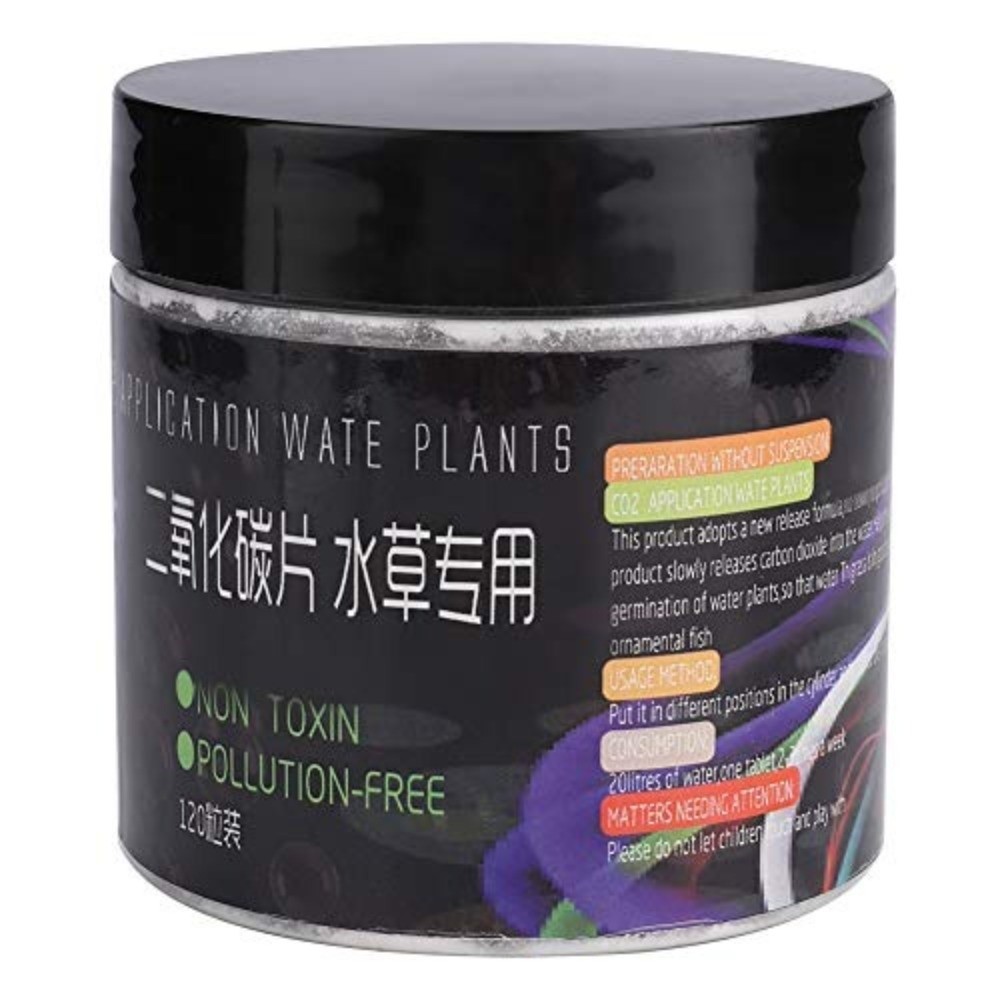 Aquarium Plant Nutrients - 120 Stück CO2-Tabletten Diffusor-Tabletten Kohlendioxid Aquarium-Zubehör