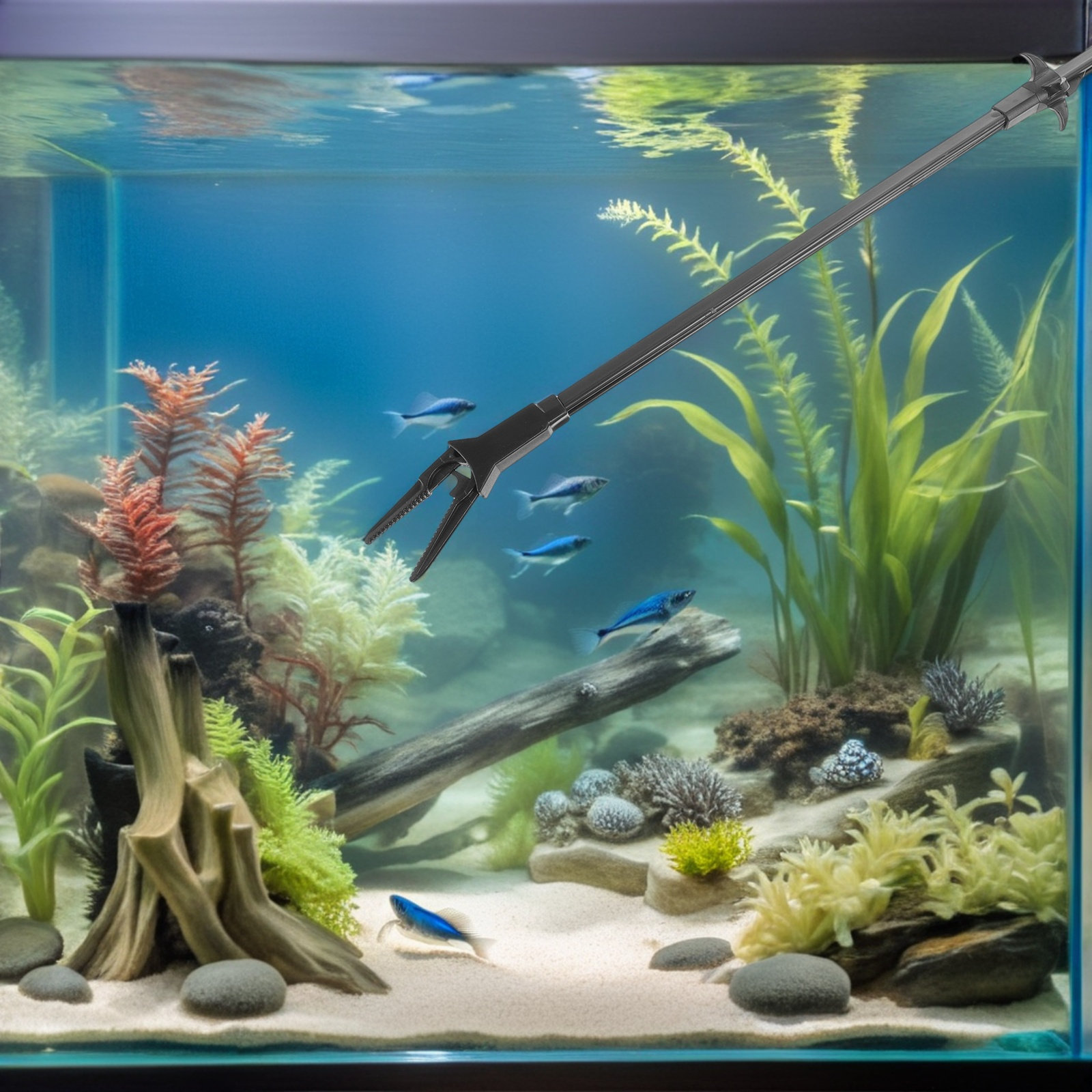 Planted Aquarium Tips - 3 Stück Aquariumpflanzen-Pinzetten, 19,7 Zoll langer