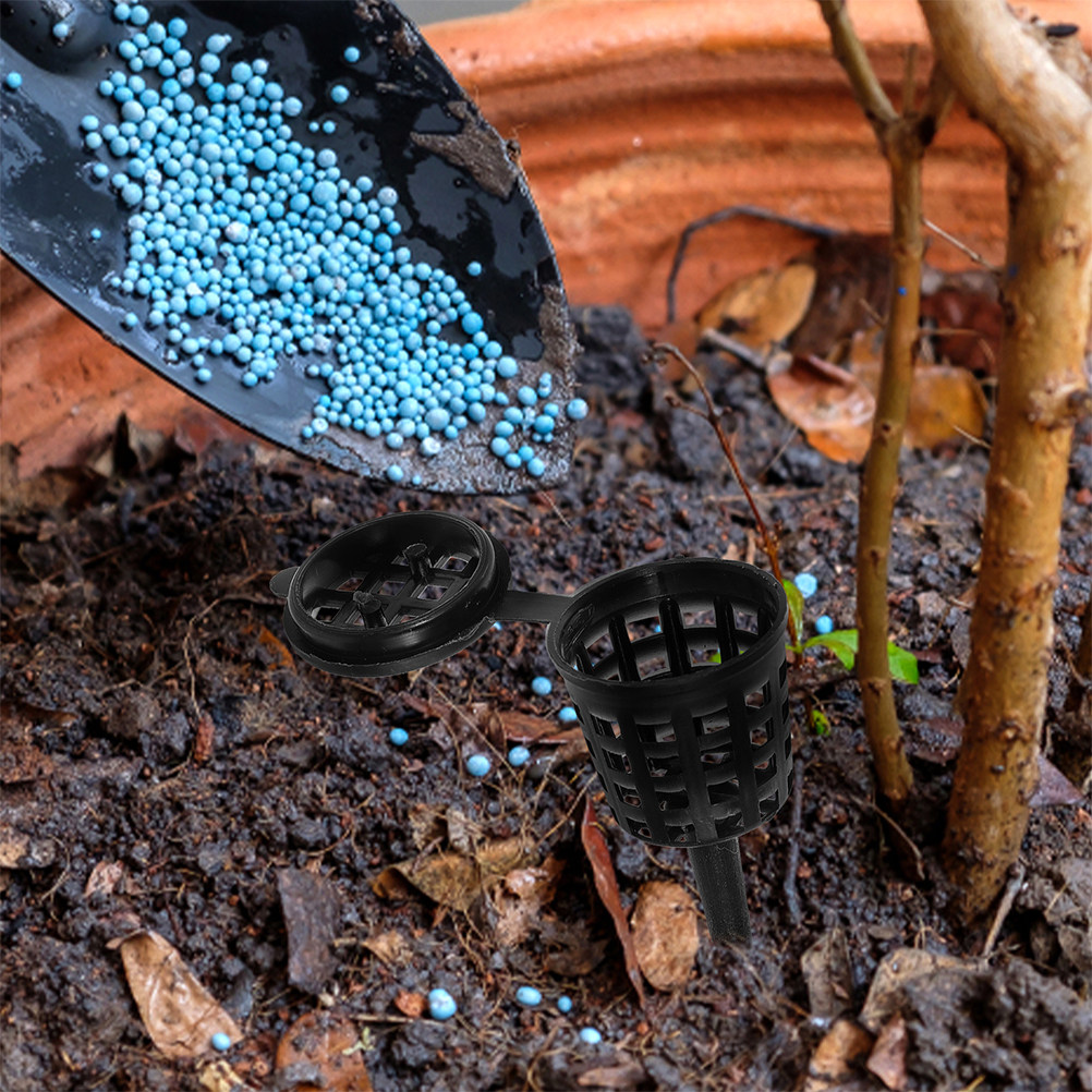 Planted Aquarium Fertilizer - 120 Stück Düngerkorb-Deckel, tragbarer Netzbehälter zur