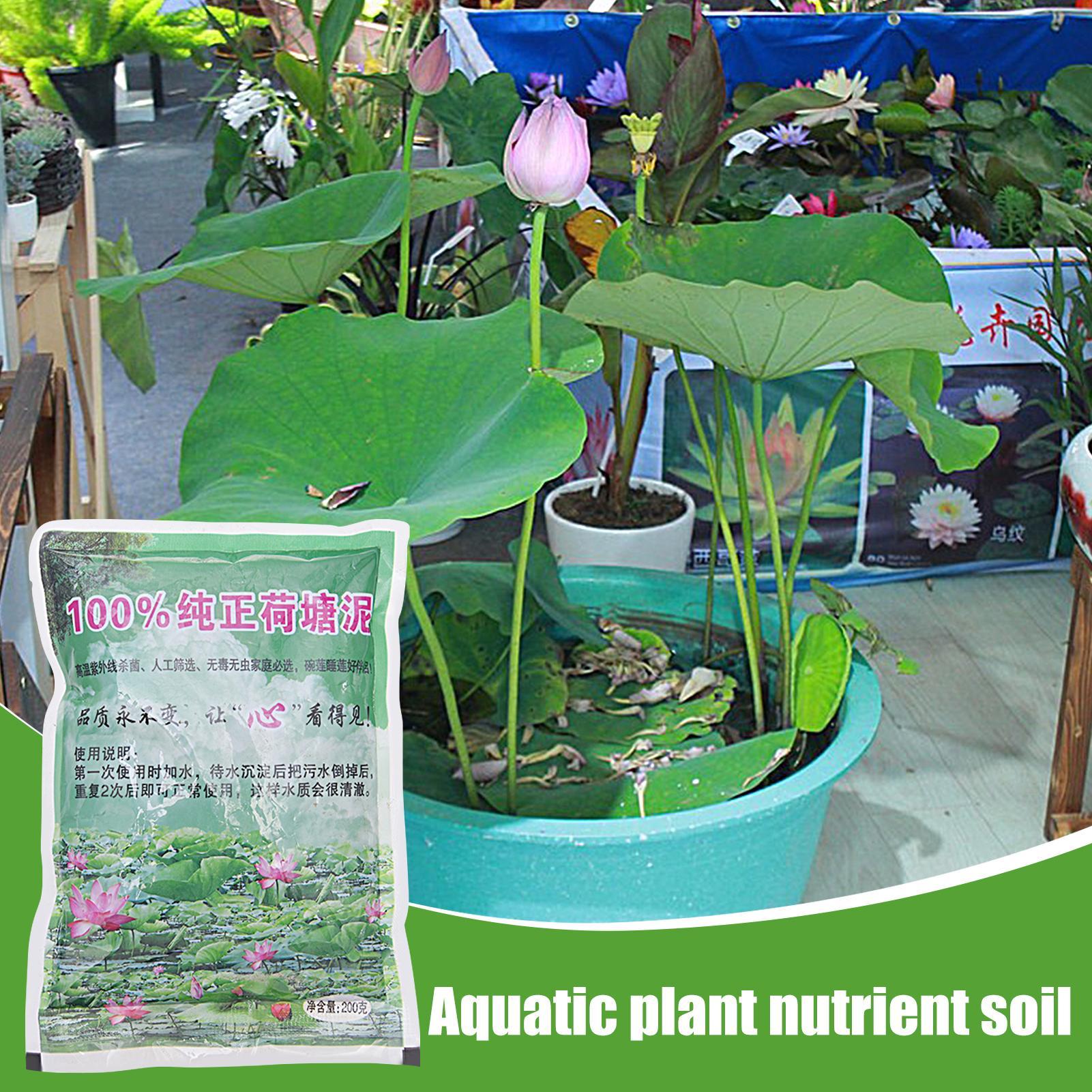 Aquarium Plant Nutrients - Aquatische Teichnährerde, Spezielles Wachstumsmedium für Lotus