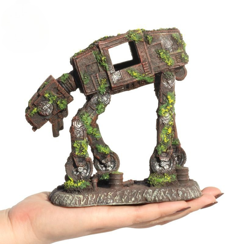 Dekorative Roboterhund-Figur a – Planted Aquarium With Driftwood Bewertung und Preis