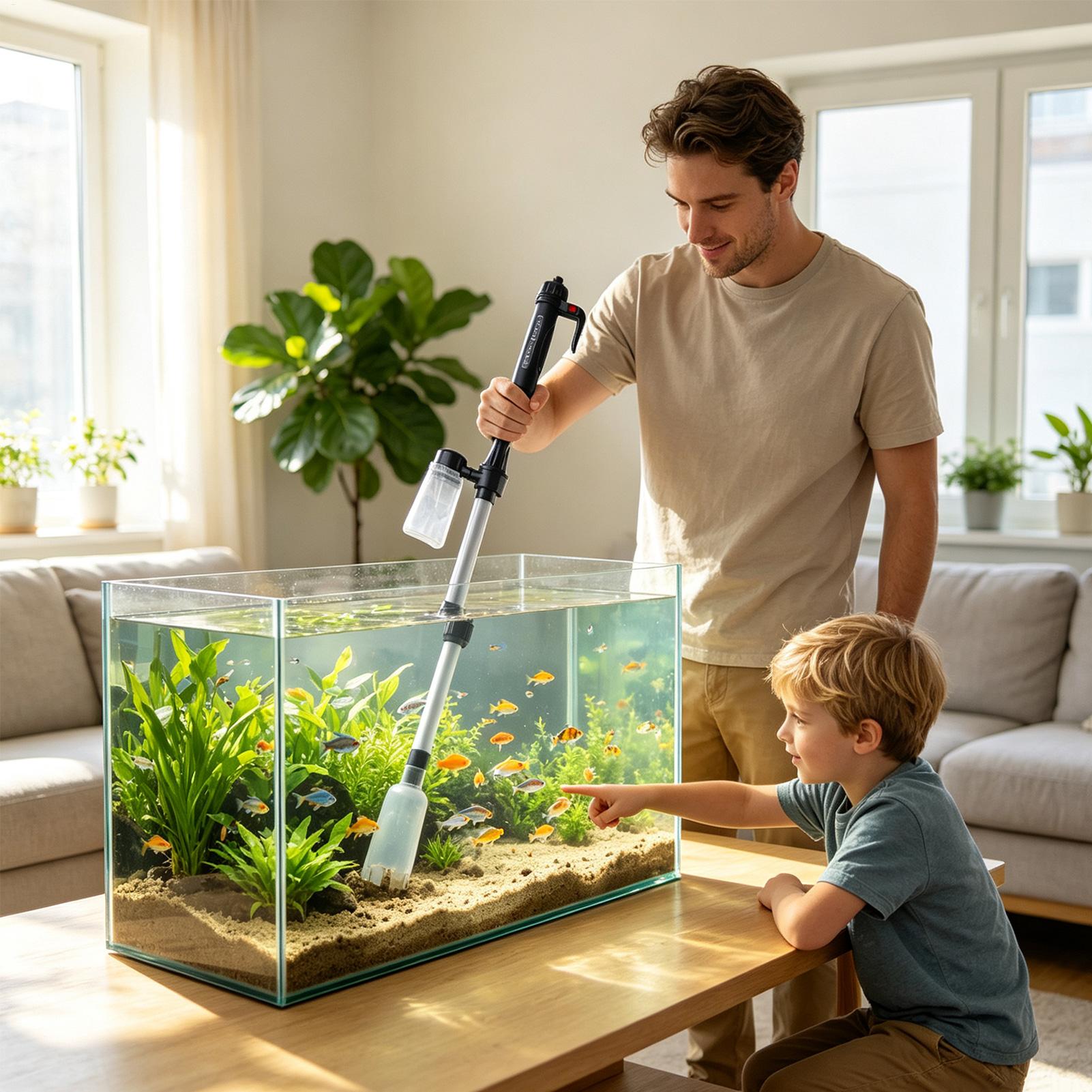Aquarium-Schotterstaubsauger,  – Planted Aquarium Cleaning Bewertung und Preis