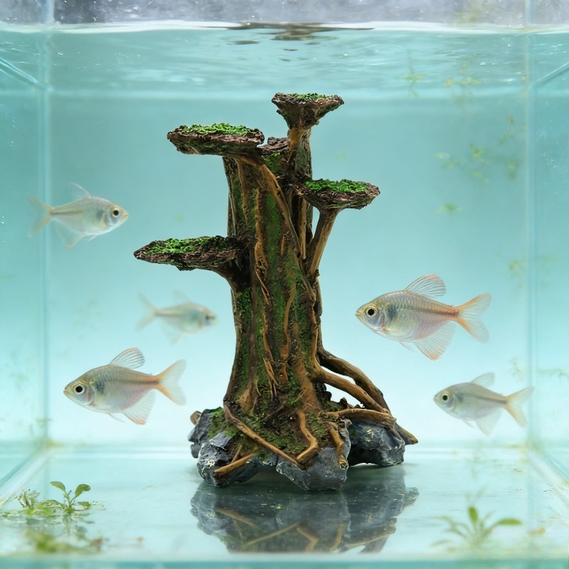 Künstlicher Moosbaum, Treibhol – Planted Aquarium With Driftwood Bewertung und Preis