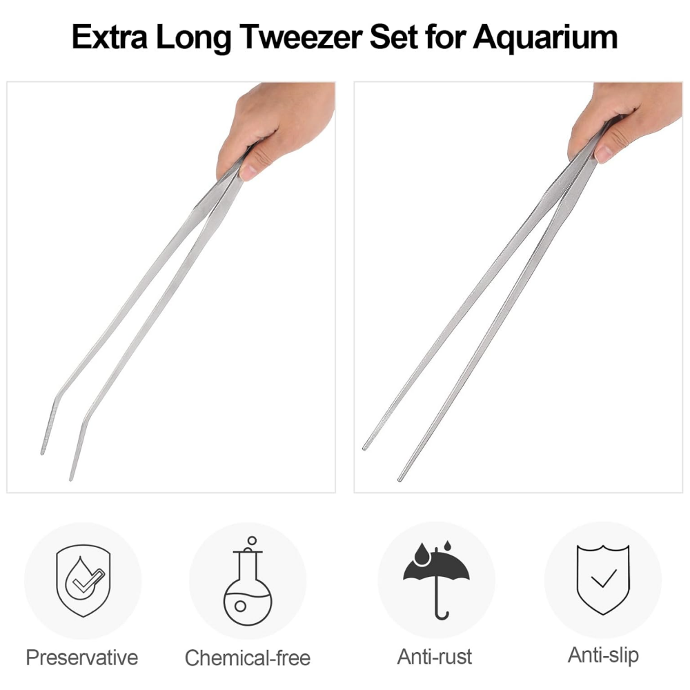 38cm Edelstahl-Aquarium-Pinzet – Planted Aquarium Tips Bewertung und Preis