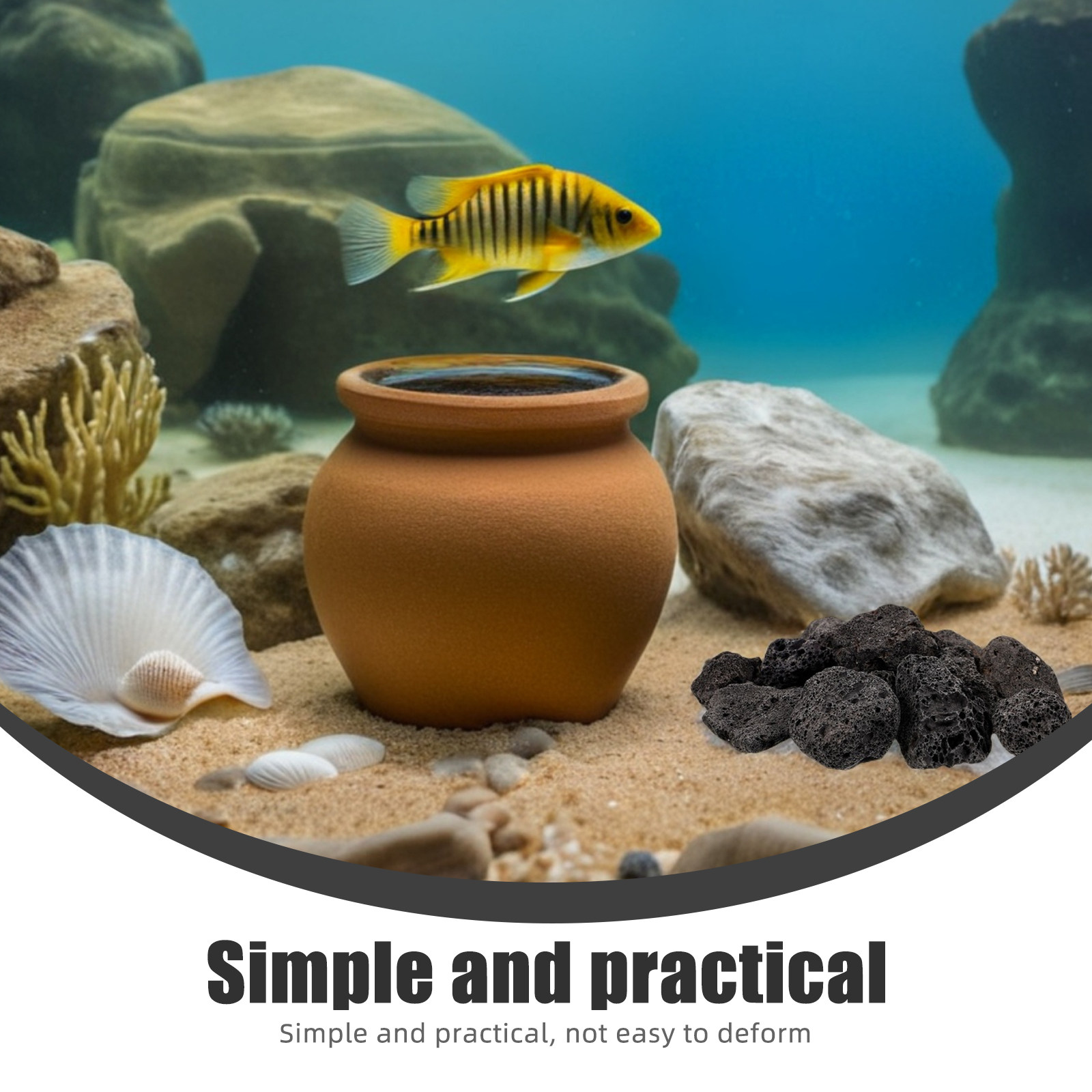 1 Packung Natürliche Vulkanste – Aquarium Plant In Pot Bewertung und Preis